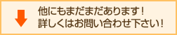 他にもまだまだあります！詳しくはお問い合わせ下さい！